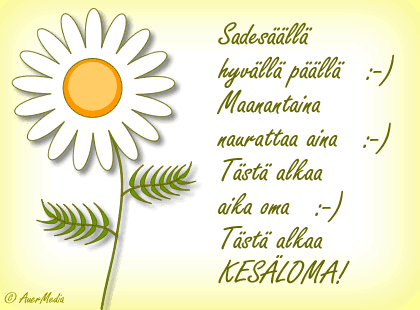 Kesäaikataulut 2023